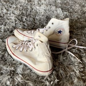 white high top Converse